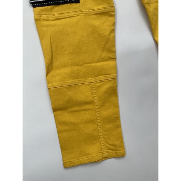 Guess Men’s Places+Faces Cargo Jeans Relaxed Fit Comfort Stretch Yellow Size 34 - Picture 3 of 12